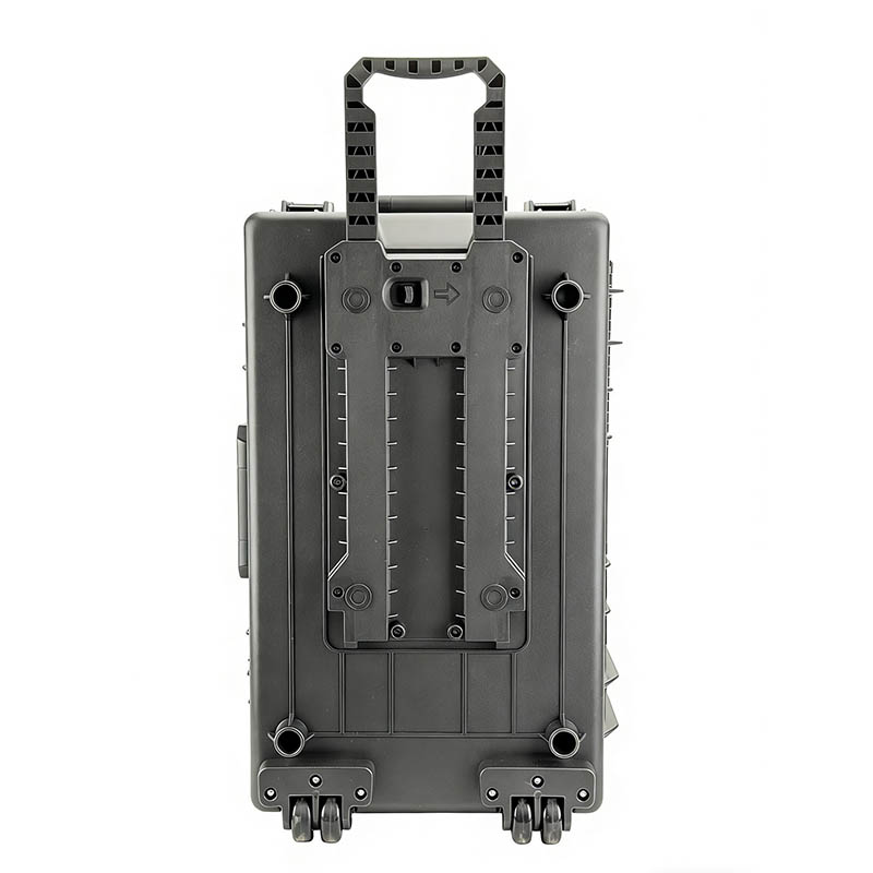 텔레스코픽 당김 막대가 있는 장비 하드 박스