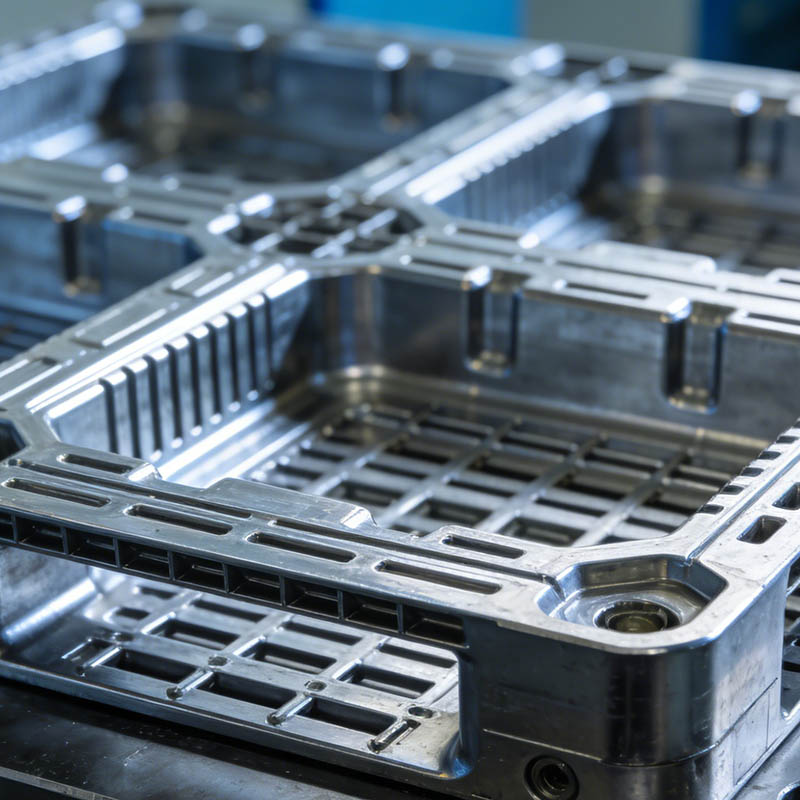 물류 회전율 상자 및 팔레트 금형