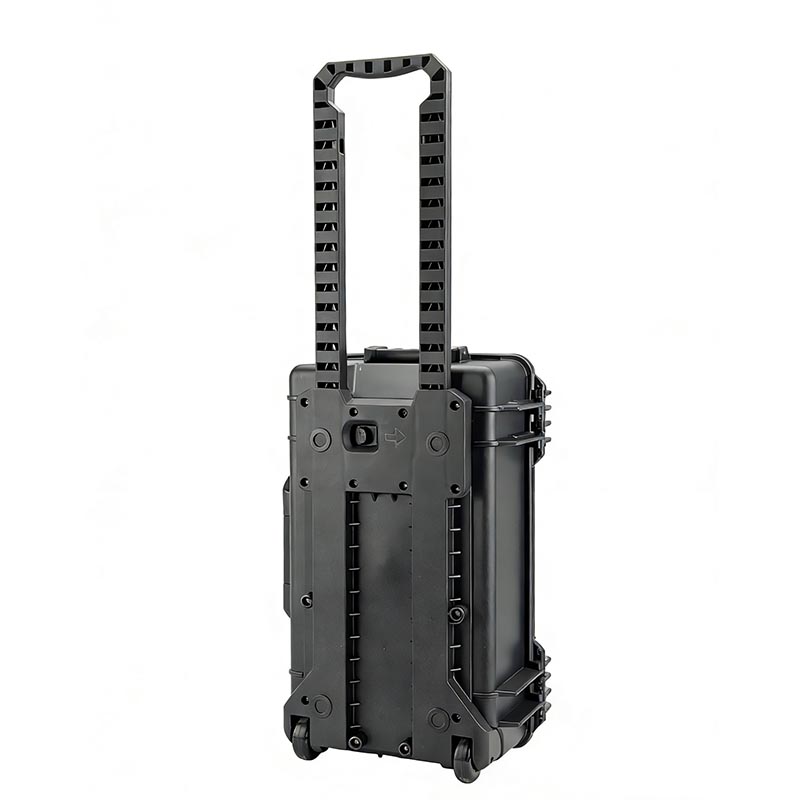 풀리 당김 막대가 있는 이동식 하드 박스