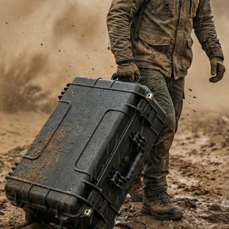 바람에 강한 모래와 먼지에 강한 실외용 하드박스